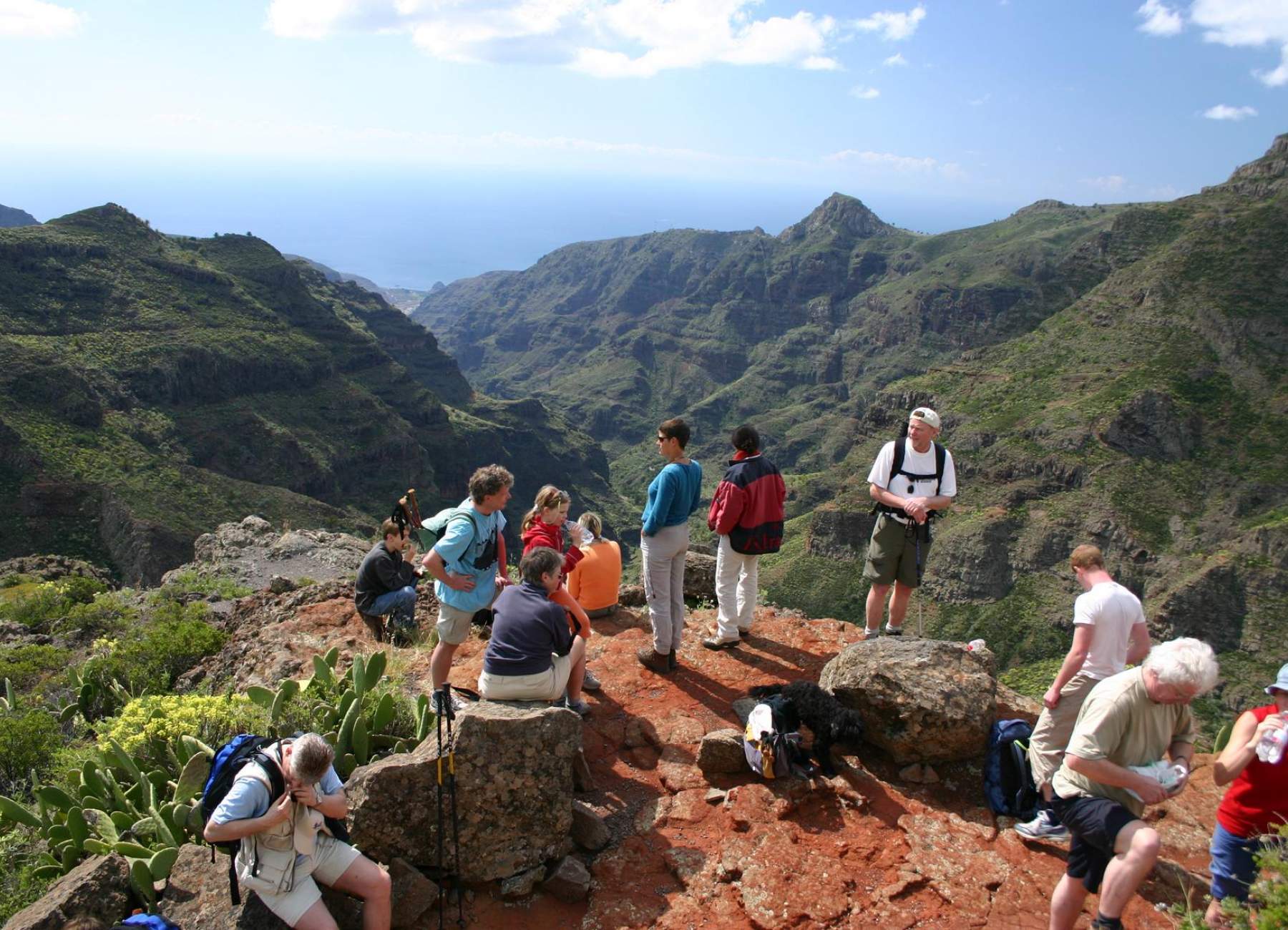 Wandern gehen auf La Gomera im Valle Gran Rey