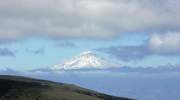 Der mit Schnee bedeckte Berg Teide
