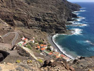 Der Strand von Alojera auf La Gomera