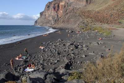 Der FKK Strand auf La Gomera