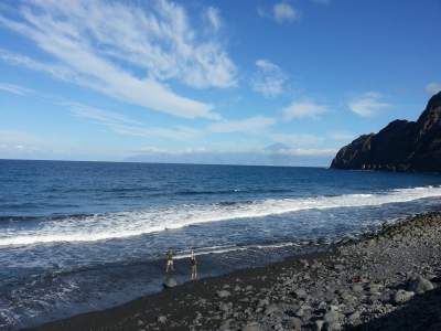 Der Strand von Hermigua La Gomera